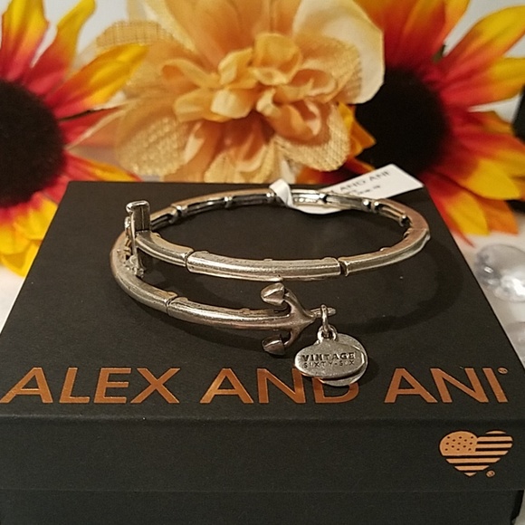 Alex and Ani Jewelry - Alex and Ani Anchor wrap bracelet